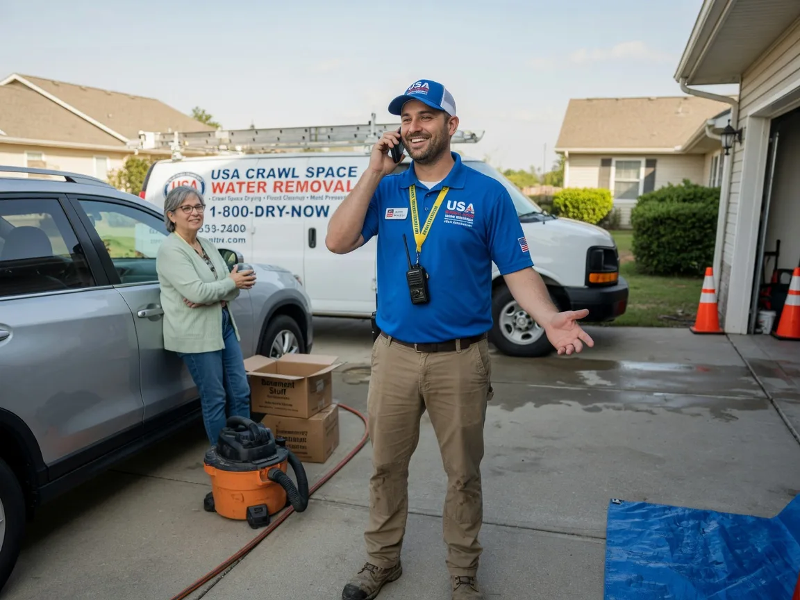 Crawl Space Water Removal Wright City, OK FAQs